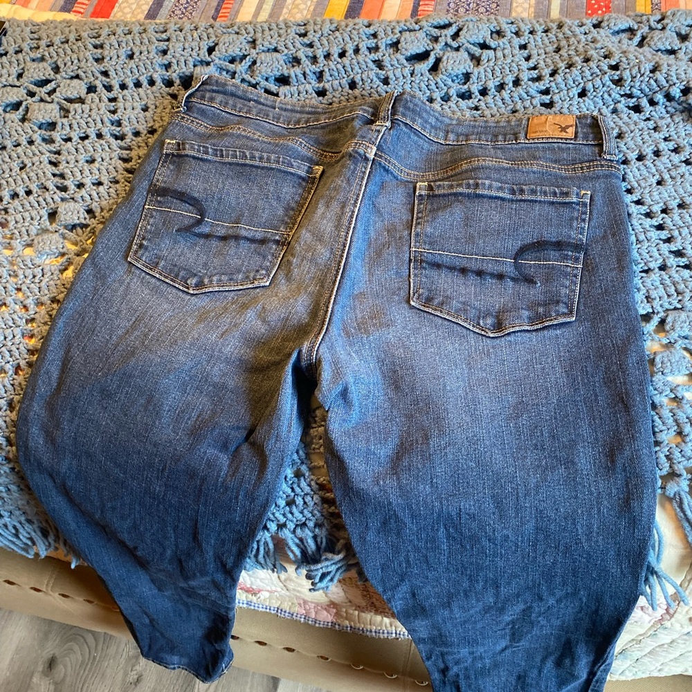 American eagle jeans size 14 skinny stretch